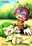 1boy 1girl 4kids_entertainment bbmbbf charmy_bee cosmo_the_seedrian cum_on_face female full_body male mobius_unleashed nude palcomix pietro's_secret_club pussy sega semen sonic_(series) sonic_the_hedgehog_(series) sonic_x tms_entertainment