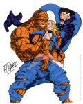  ben_grimm fantastic_four frank_chavez invisible_woman marvel mister_fantastic reed_richards sue_storm the_thing the_thing_(marvel) 