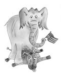 democrat donkey elephant logo republican