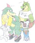  dandy_the_crocodile sega sonic sonic_team text vector_the_crocodile 