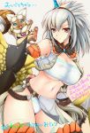 1girl bandeau breasts capcom cat erect_nipples felyne goggles hairband horn horns kirin kirin_(armor) kizuki_aruchu long_hair mafumofu_(armor) monster_hunter nipples panties red_eyes see-through silver_hair solo thigh-highs thighhighs underboob underwear