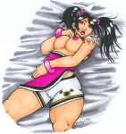 alluring breasts curvy grown_up hair horny ling_xiaoyu ling_xiayou lipstick namco nickyflamingo older_version pink_nipples pussy tekken tekken_3 tekken_4 tekken_5_dark_resurrection tekken_tag_tournament