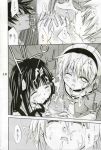  comic higurashi_no_naku_koro_ni keiichi_maebara mion_sonozaki monochrome rena_ryugu rika_furude satoko_hojo 