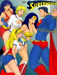 2008 clark_kent comic cover cover_page dc dc_comics diana_prince donna_troy icemanblue kara_zor-el kara_zor-l karen_starr linda_danvers power_girl supergirl superman superman_(series) teen_titans wonder_girl wonder_woman wonder_woman_(series)