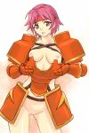 1girl armor breasts dressing fire_emblem fire_emblem:_fuuin_no_tsurugi fire_emblem_fuuin_no_tsurugi fire_emblem_sword_of_seals hair knight michael nipples no_panties nude pink_eyes pink_hair short_hair undressing warrior wendy_(fire_emblem)