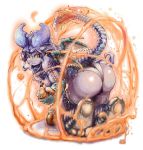  1girl ass capcom ibukichi lunastra monster_girl monster_hunter panties personification solo tail underwear 