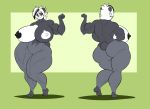 1girl 2016 abs anthro anthrofied ass bear biceps big_ass big_breasts breasts flexing front_view furry huge_breasts kaboozle mammal model_sheet muscular muscular_female nintendo nipples nude pancham panda pokemon pokemorph pussy rear_view sideboob smile video_games wide_hips