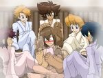  davis_motomiya digimon feet female_feet kari_kamiya keenan_crier male_feet matt_ishida mostlyfunstuff sauna tai_kamiya tk_takaishi 