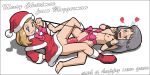 2_girls bloggerman bow christmas collar dildo dildo_in_vagina double_dildo female/female female_only heart leaf_(pokemon) leash long_hair merry_christmas naked_ribbon new_year pokemon pokemon_(game) pokemon_frlg pokemon_xy red_hat ribbon santa_hat santa_outfit serena serena_(pokemon) vaginal vaginal_insertion yuri