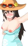  blush breasts cupala looking_at_viewer npc npc_trainer pokemon pokemon_(game) pokemon_sm sightseer smile 