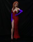  3d celeb cosplay daz3d daz_studio jessica_rabbit_(cosplay) red_hair redhead thecuriotor 