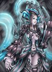  1female 1girl 1woman grey_hair kreschun machina_(xenoblade) meyneth nintendo nipples nude seductive semi_nude sexy xeno_(series) xenoblade xenoblade_(series) xenoblade_chronicles 