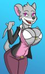 1girl animal_humanoid anthro big_breasts bikini breasts clothing creatiffy creatiffy_(artist) furry humanoid lift_(disambiguation) mammal mouse mouse_humanoid rodent simple_background summer swimsuit thea_stilton underboob voluptuous