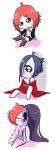 cyclops freckles goth iris iris_(ruby_gloom) long_hair misery misery_(ruby_gloom) monster monster_girl ruby_gloom ruby_gloom_(character)