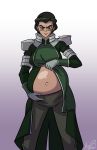 avatar:_the_last_airbender axel-rosered big_breasts breasts kuvira pregnant the_legend_of_korra