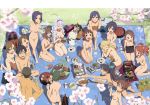  2boys 6+girls akizuki_ritsuko amami_haruka ass bare_ass breasts completely_nude everyone futami_ami futami_mami happy high_resolution hoshii_miki idolmaster kikuchi_makoto kisaragi_chihaya megane minase_iori miura_azusa multiple_boys multiple_girls nipples nude nude_filter nudist obento open_mouth otonashi_kotori outside photoshop picnic producer_(idolmaster) public public_nudity shijou_takane sleeping smile takatsuki_yayoi tied_hair very_high_resolution 