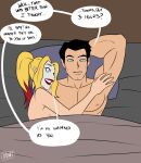 after_sex batman_(series) clark_kent dc_comics harleen_quinzel harley_quinn pranky superman superman_(series)