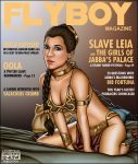 arica bed breasts chain collar flyboy magazine_cover non-nude oola parody princess_leia_organa return_of_the_jedi shabby_blue slave_leia star_wars