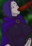  acid_demo bbc big_breasts big_penis breasts cum cum_in_mouth cum_inside erect_nipples female futanari horsecock nipples penis raven_(dc) teen_titans 