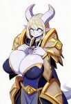 1girl ai_generated breasts draenei female_only massive_breasts self_upload seraphinaai world_of_warcraft yabby_(ai_style)