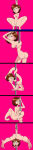 1girl 1girl ass blush breasts brown_eyes brown_hair disney elastigirl helen_parr milf nerdsman567 nude nude pixar pole_dancing pussy pussy smooth_skin stretching the_incredibles tongue tongue_out