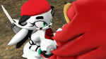 1boy 1girl anthro archie_comics female jian_the_tiger knuckles_the_echidna male mikumikudance mmd nude paizuri sega silverteam2017 sonic_the_hedgehog_(archie) sonic_the_hedgehog_(comics) sonic_the_hedgehog_(series) sucking_penis
