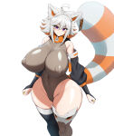  1girl 1girl 1girls 2025 animal_ears big_breasts big_hips bitch breasts covered_nipples demenishki hips_wider_than_shoulders huge_breasts huge_hips indie_virtual_youtuber jadf leotard looking_at_viewer multicolored_hair musky musky_pussy nasty nasty_bitch nasty_pussy nipple_bulge nipples_visible_through_clothing purple_eyes pussy reeking_of_fish reeking_of_pussy slut smelly smelly_pussy stinky stinky_pussy stockings tail tanuki_girl thick_hips thick_thighs virtual_youtuber white_hair whore wide_hips 