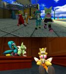 2boys 2girls archie_comics boomerang_(tv_network) cartoon_network cowgirl_position crossover doggy_position female fennec fox galestar01 kitsunami_the_fennec male miles_"tails"_prower nude sega sonar_the_fennec sonic_(series) sonic_boom sonic_the_hedgehog_(archie) sonic_the_hedgehog_(comics) sonic_the_hedgehog_(series) vaginal_sex zooey_the_fox