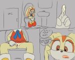 1girl bathroom bunny bunny_girl cream_the_rabbit cub female heat pistacho pussy_juice rabbit sega solo solo_female sonic_the_hedgehog_(series) young