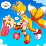 1boy 1girl 1girls abducted ai_generated angry anthro anthro_on_anthro arms_tied_behind_back artaeum blush bondage bottomless captured carrying_partner cream_the_rabbit cub cum cum_dripping_out_of_pussy cum_in_pussy cum_in_uterus cum_inside ellipses flying forced forced_impregnation fox_humanoid from_behind frustrated furry grimace hogtied implied_impregnation impregnation in_sky interspecies kidnapped legs_tied_together male outside partially_clothed penis penis_in_pussy pussy rabbit_ears rabbit_humanoid rape sega sega sex silent_sub sonic_the_hedgehog_(series) speech_bubble sperm_meets_ovum straight tail tails tails_the_fox text tied_up upset vaginal_penetration vaginal_sex x-ray