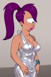  breasts dress erect_nipples_under_clothes futurama no_bra turanga_leela 
