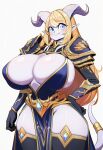 1girl ai_generated breasts draenei female_only massive_breasts seraphinaai world_of_warcraft yabby_(ai_style)