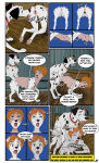101_dalmatians 1girl anita_radcliffe canine comic disney english english_text pongo sambaci61 text text_bubble transformation transformation_through_sex zoophilia