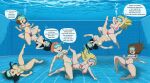 20th_century_studios 6+girls 8girls american_dad bikini_girl catfight connie_d'amico crossover dialogue disney drowned drowning family_guy female francine_smith gwen_ling hayley_smith lisa_silver lois_griffin meg_griffin multiple_girls pool sexfight sexfightfun sexy tricia_takanawa underwater
