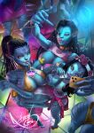 1boy 20th_century_studios 6girls alien avatar chick disney fanart female girl male multiple_girls na'vi pinup sexy spexart