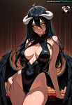 1girl 1girl 1girl 1girl 1girls ai_assisted ai_generated albedo_(overlord) ass bangs bare_legs bed big_breasts big_breasts black_hair black_wings breasts chromatic_abberation clothed clothing demon_girl demon_horns feathered_wings female_only hires horns long_hair looking_at_viewer lying monster_girl on_back on_bed overlord_(maruyama) patreon patreon_username pillow sexually_suggestive slit_pupils smile stable_diffusion tagme thai_salon thaisalon thick_thighs thighs watermark wings yellow_eyes