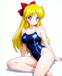 1girl adult_swim alluring bare_legs big_breasts bishoujo_senshi_sailor_moon bishoujo_senshi_sailor_moon_r bishoujo_senshi_sailor_moon_r_the_movie bishoujo_senshi_sailor_moon_s bishoujo_senshi_sailor_moon_s_the_movie bishoujo_senshi_sailor_moon_supers bishoujo_senshi_sailor_moon_supers_the_movie blonde_hair blue_eyes dddske minako_aino one-piece_bikini pin_up posing toei_animation toonami