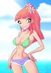 1girl 4kids_entertainment bra breasts female_only miele miele_(winx_club) nickelodeon non-nude rainbow_(animation_studio) shorts solo_female winx_club zfive