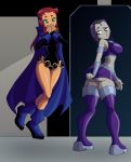 ass big_ass big_breasts breasts clothes_swap costume_swap costume_switch dat_ass dc dc_comics dcau leotard raven_(dc) ravenravenraven starfire teen_titans