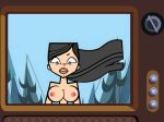 1girl 1girl 1girl accurate_art_style breasts canonical_scene front_view heather&#039;s_lost_top heather_(tdi) screencap screenshot screenshot_edit surprised tagme total_drama_island
