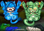 2025 2_girls after_masturbation anthro anus ass atelid bbmbbf blue_eyes blue_fur blue_hair blush breasts claire_voyance clothes_removed completely_nude completely_nude_female crying cum earrings eulipotyphlan eyeshadow felid feline felis female_focus female_masturbation green_fur green_hair haplorhine hedgehog high_res howler_monkey hybrid idw_publishing leech leeches legs_up masturbating_together masturbation medium_hair mind_break mind_control mobius_unleashed monkey nipples nude open_mouth palcomix pink_nipples primate purple_eyes pussy sega short_hair sonic_oc sonic_the_hedgehog_(idw) sonic_the_hedgehog_(series) swamp tail tears vaginal_masturbation yellow_eyeshadow