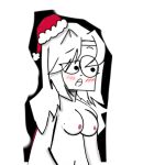 (cute 1girl big_eyes cute_girl white_hair)