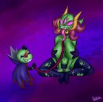  breasts clothed colored duxeite fawful femengumisi glasses leash mario_(series) mario_and_luigi_(series) monster_girl nintendo original signature 