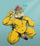 1boy bowser bubbles byondrage darkbunny666 erection mario_(series) nintendo nude solo super_mario_bros. underwater
