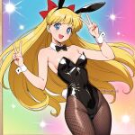 1girl adult_swim alluring bare_legs bishoujo_senshi_sailor_moon bishoujo_senshi_sailor_moon_r bishoujo_senshi_sailor_moon_r_the_movie bishoujo_senshi_sailor_moon_s bishoujo_senshi_sailor_moon_s_the_movie bishoujo_senshi_sailor_moon_supers bishoujo_senshi_sailor_moon_supers_the_movie blonde_hair blue_eyes bunny_ears_headband cleavage imageroid medium_breasts minako_aino playboy_bunny playboy_bunny_leotard toei_animation toonami