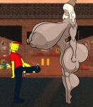 118o8 1boy 1boy1girl 1girl 1girls 2d areola ass big_ass big_breasts black_eyes breasts breasts_bigger_than_head casual_nudity clothed_male clothed_male_nude_female clothing digital_media_(artwork) edit elliot_(work_at_a_pizza_place) erection fast_food_uniform forsaken_(roblox) giantess glasses hyper ice_cream ice_cream_cone_hat looking_at_another male masturbation masturbation_through_clothing milf more_at_source needlehexxd nipples nude nude_female nude_female_clothed_male pizza_boy public_nudity roblox roblox_background roblox_game robloxian side_view size_difference taller_girl tasteofchoklit_(edit) tiptoes voluptuous work_at_a_pizza_place yellow_skinned