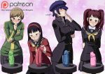  amagi_yukiko big_breasts breasts chie_satonaka dildo kujikawa_rise naoto_shirogane persona persona_4 rise_kujikawa satonaka_chie shirogane_naoto the_dark_mangaka yukiko_amagi 