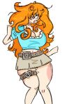 big_ass big_breasts casual_clothes clothed_female ginger nami one_piece pinkcakepop rkgk 