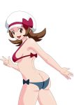 bikini bikini_bottom bikini_top blue_bikini blue_bikini_bottom deviantart dfdfdfq lyra lyra_(pokemon) multicolored multicolored_clothes pokemon pokemon_(game) pokemon_hgss red_bikini red_bikini_top