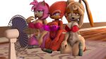 3girls aged_up amy_rose bra cream_the_rabbit echidna female galestar01 hedgehog rabbit sega shade_the_echidna sonic_chronicles:_the_dark_brotherhood sonic_the_hedgehog_(series) underwear
